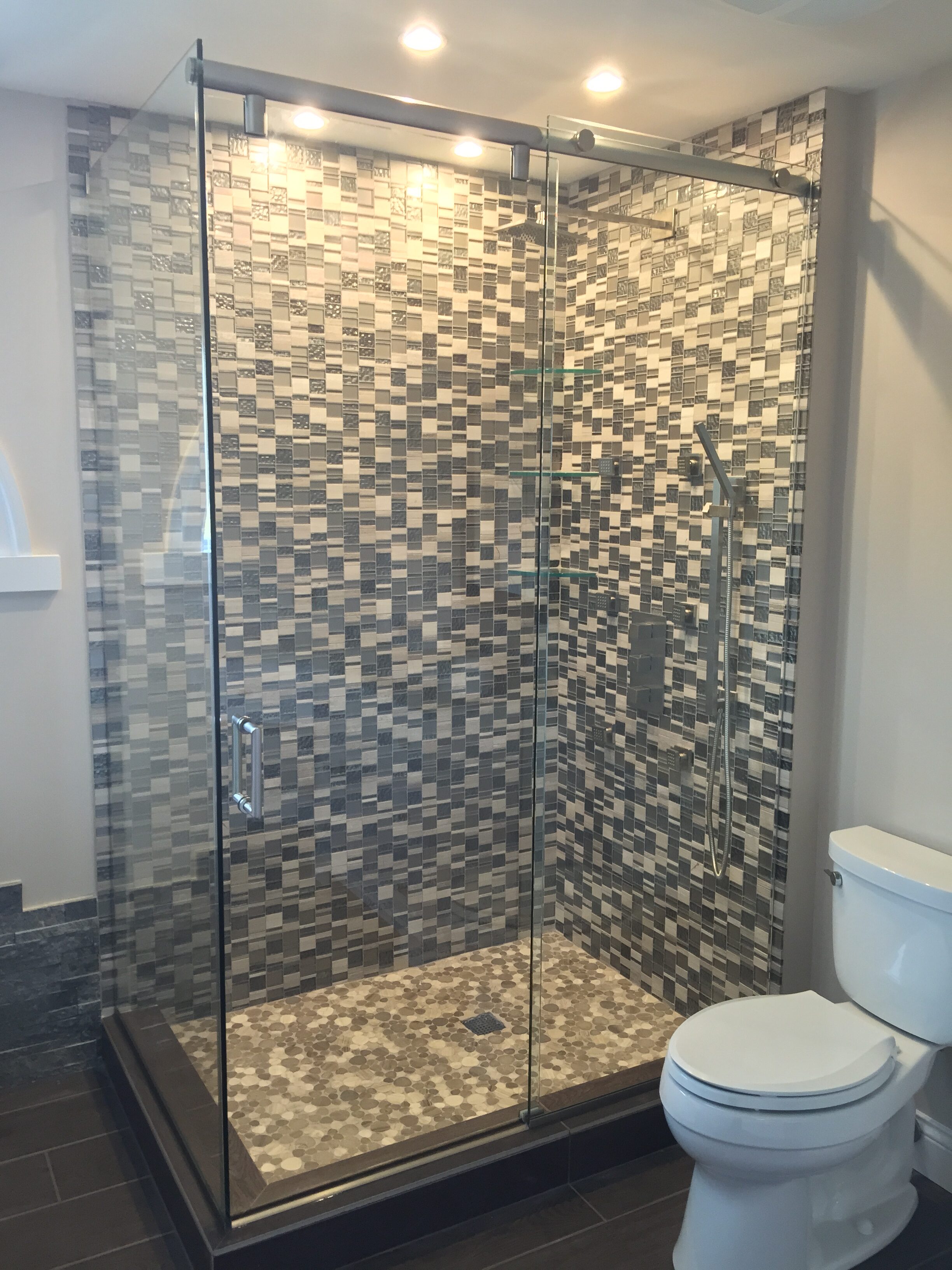 Bathroom Glass Door Vigo 60 Inch Frameless Shower Door 3 8 Clear Glass Bathroom Vanities