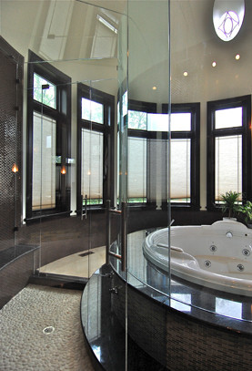 Curved Shower Enclosure