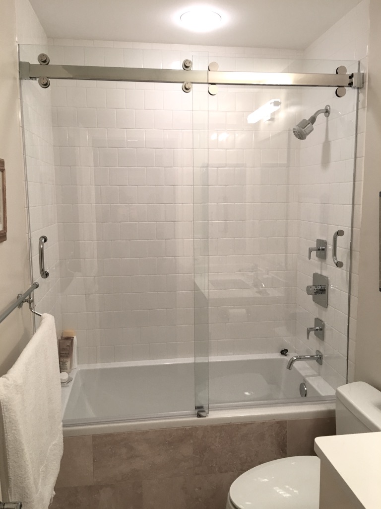 Frameless Shower Doors, Seamless Bathtub Enclosures